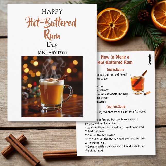 Glad Hot-Buttered Rom Dag | 17 januari Vykort (Skapare uppladdad)