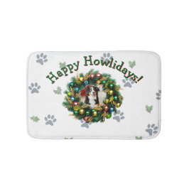 Glad Howlidays Foto Bild Badrumsmatta