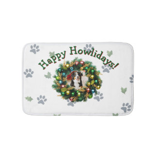 Glad Howlidays Foto Bild Badrumsmatta