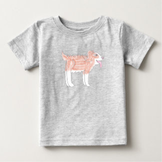 Glad hund baby t-shirt