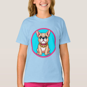 Glad Hund Serieteckning T Shirt