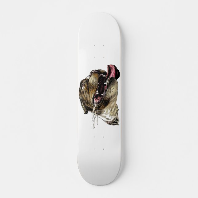 Glad hund - skateboard (Framsida)