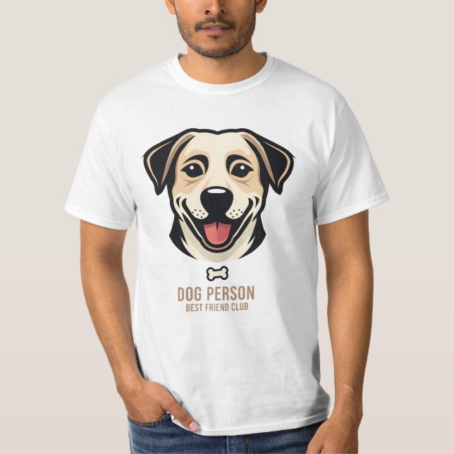 Glad Hundhuvud — Bästa Vän Klubben T Shirt (Framsida)