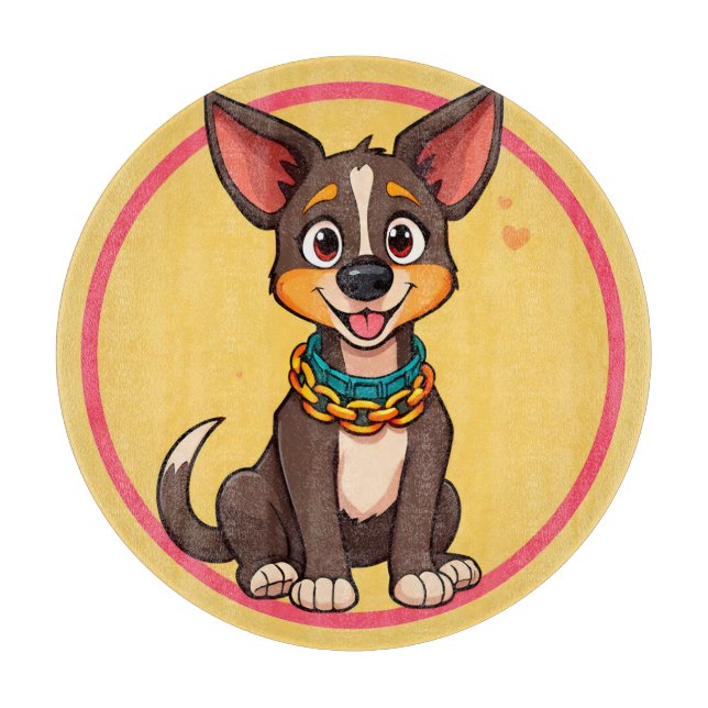 Glad Hundserieillustration (Framsidan)