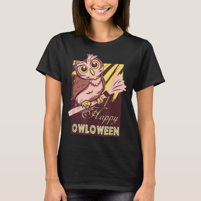 Glad Hurul O Ween - Hund Halloween T Shirt (Framsida)