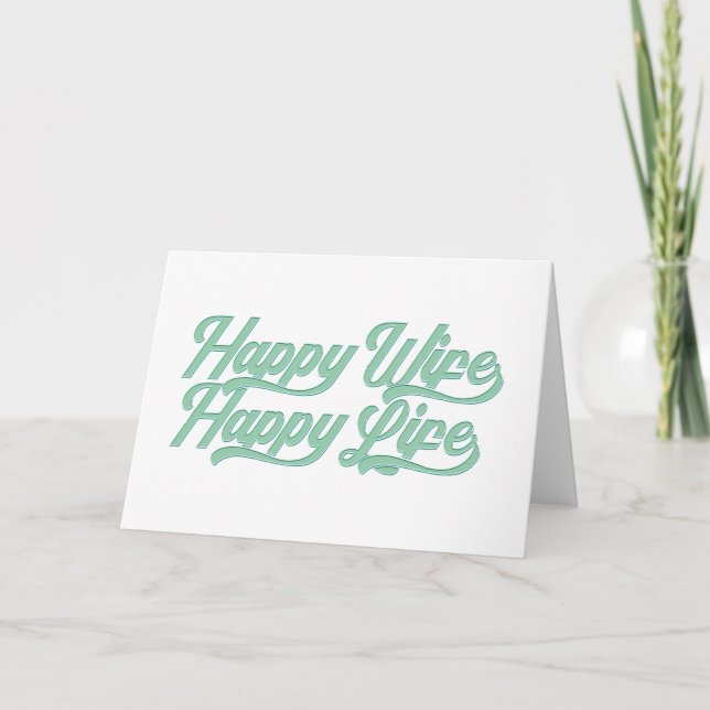Glad Hustru Glad Liv Mors Dag | Grattiskort Kort (Framsida)