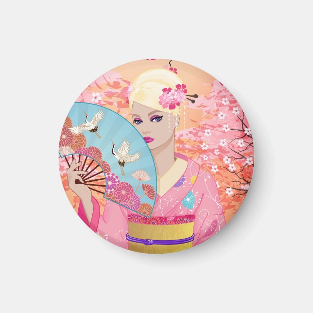 Glad i Japan Magnet (Framsidan)