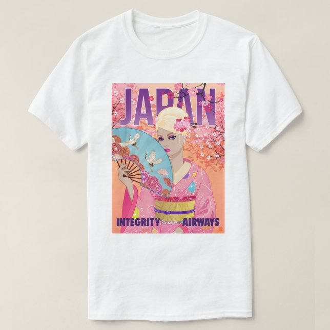 Glad i Japan T Shirt (Design framsida)