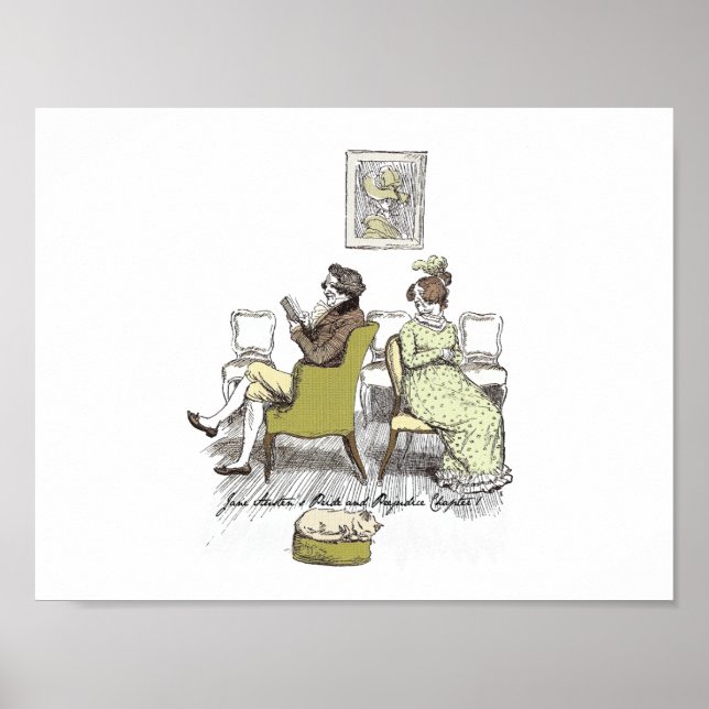 Glad i Vexing, Jane Austen Pride och Prejudice Poster (Framsidan)