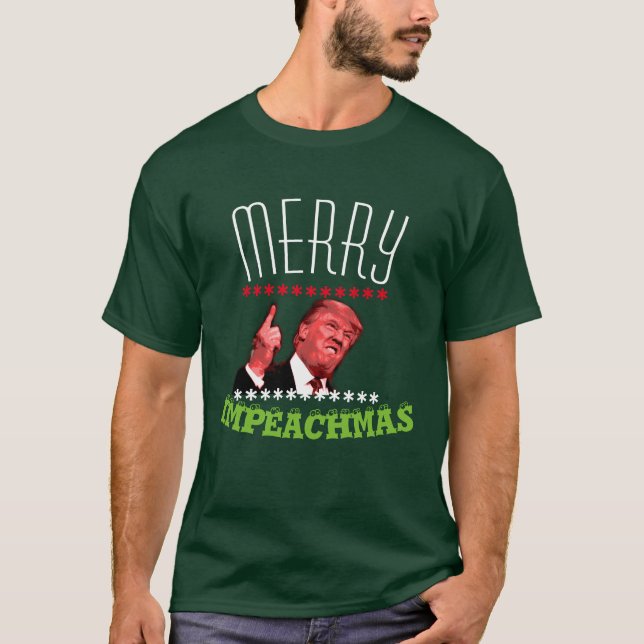Glad Impeachmas Förlorare Trump tröja (Framsida)