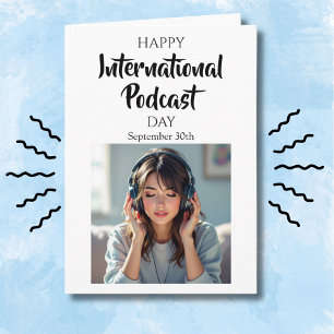 Glad Internationella Podddagen! 30 september Kort