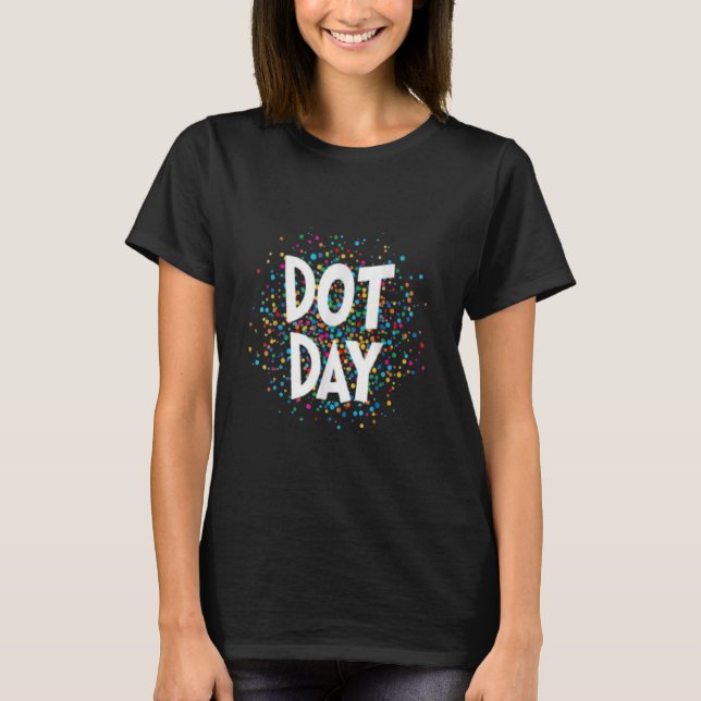 Glad Internationella Punktdagen T Shirt (Framsida)