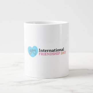 Glad Internationella Vänskapsdagen Jumbo Mugg