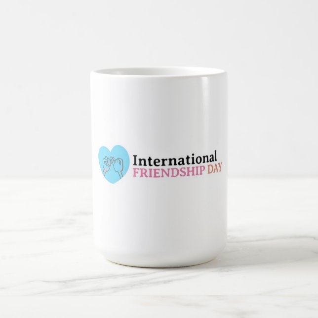 Glad Internationella Vänskapsdagen Kaffemugg (Center)