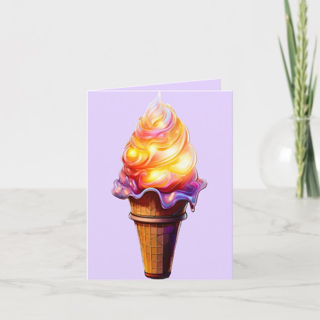 Glad is Cream Glow Tack Kort (Framsida)