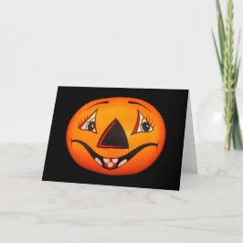Glad Jack O' Lantern Halloween Kort