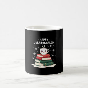 Glad Jolabokaflod Familjehögtidsgåva Kaffemugg