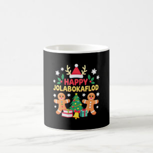 Glad Jolabokaflod Familjehögtidsgåva Kaffemugg