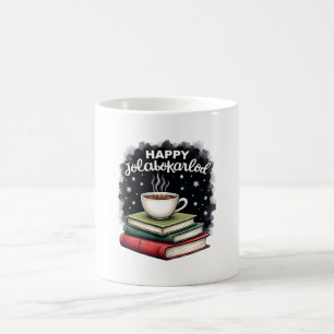 Glad Jolabokaflod Familjehögtidsgåva Kaffemugg