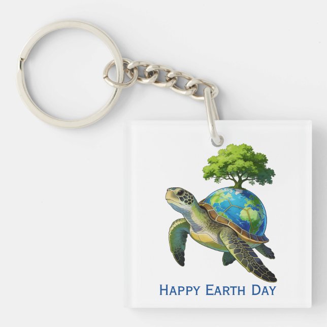 Glad jordens dag Sköldpaddans planet och Träd (Framsidan)