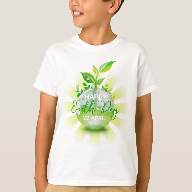 GLAD JORDENSDAGEN 2026 RÄDDA PLANETEN T SHIRT (Framsida)