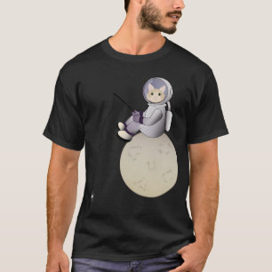 Glad jordfiske med glada flygande mynt för evigt t shirt
