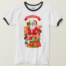 GLAD JUL 2525 HERR BASIC RINGERMÖSSA T SHIRT