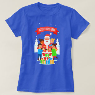GLAD JUL 2525 KVINNLIG BAS T-SHIRT