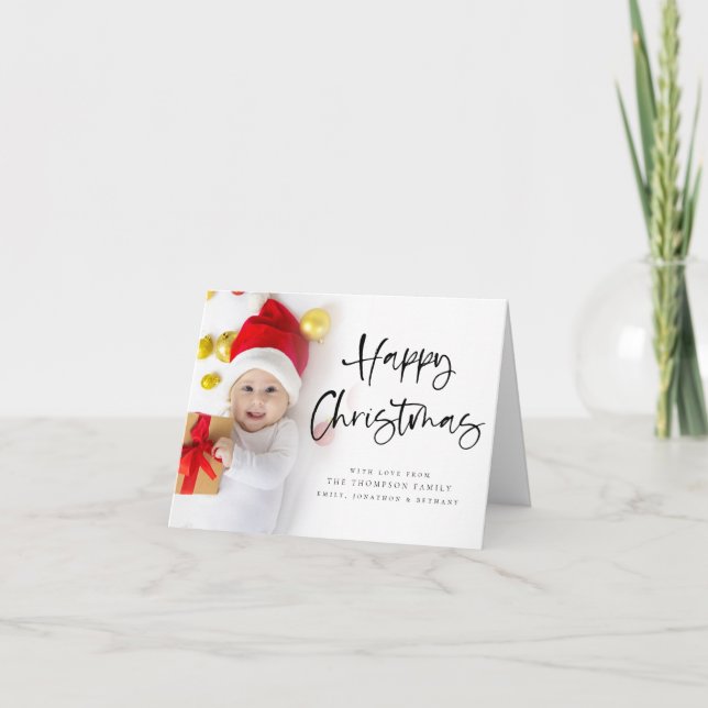 Glad jul 6 Foto Julkort Helgkort (Framsida)