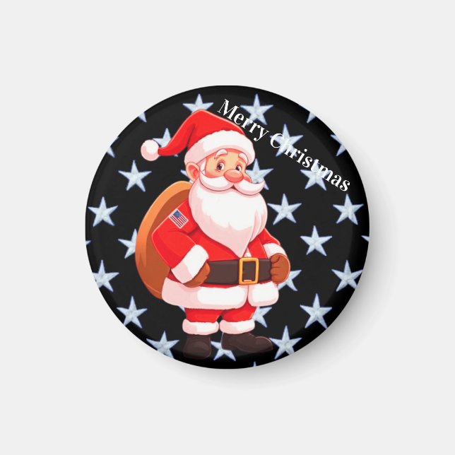 GLAD JUL AMERIKA MAGNET (Framsidan)