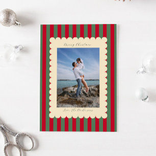 Glad jul Anpassad Fotografi Modern Julkort