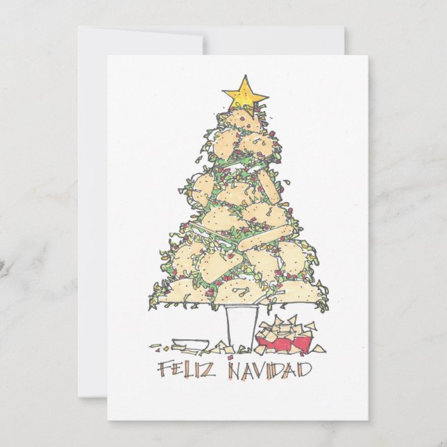 GLAD JUL ANTECKNINGSKORT (Framsida)