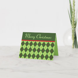 Glad jul Argyle-kort Helgkort