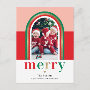 Glad Jul Båg Julkort Postkort Helg Vykort