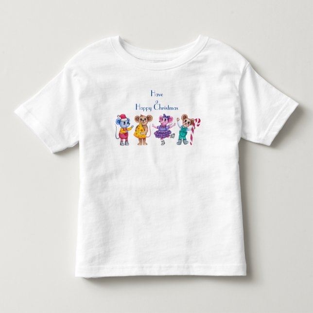 Glad Jul” Barn T-Shirt (Framsida)