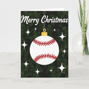 Glad jul Baseballkort Kort