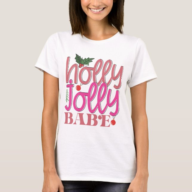 Glad jul bebis t shirt (Framsida)