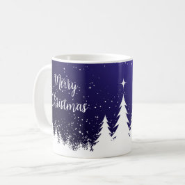 Glad jul Blå Mugg