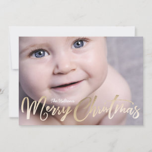 Glad jul Bokstavsfolie Jul Foto Julkort