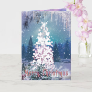 GLAD JUL "Bright Light Tree" Kort