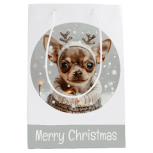 Glad jul Chihuahua ren hund
