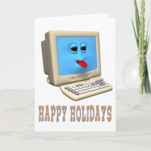 GLAD JUL DATORDATORSKÄNKSGAVOR HELGKORT