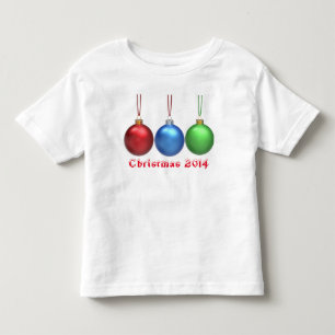 Glad jul-design, småbarns-t-shirt t shirt