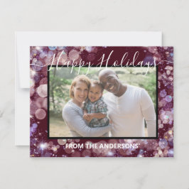 Glad jul ditt foto och personliga meddelande