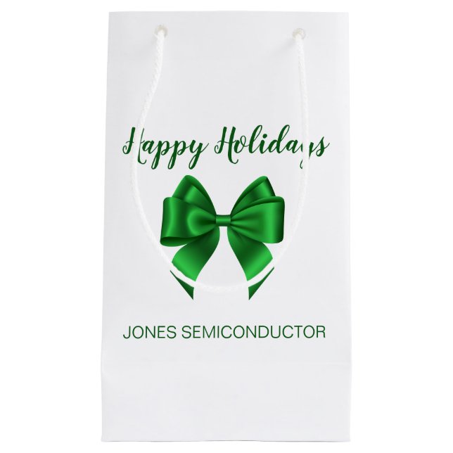 Glad jul elegant grön (Framsidan)