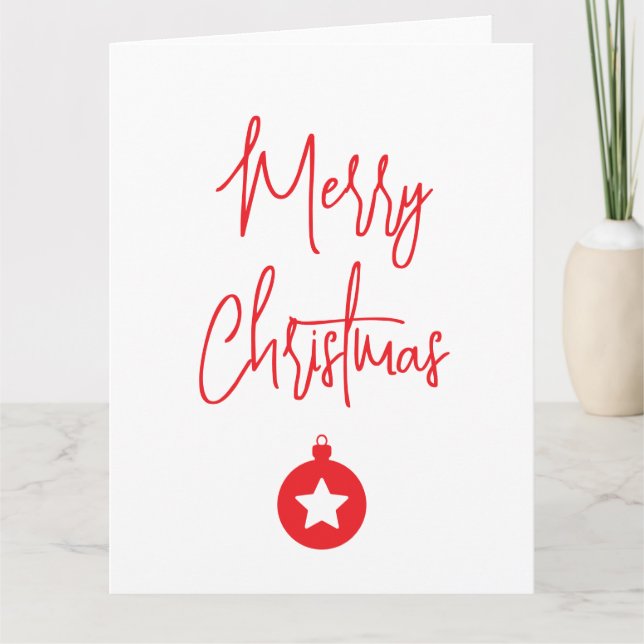 Glad jul familj nytt år meddelande (Framsida)