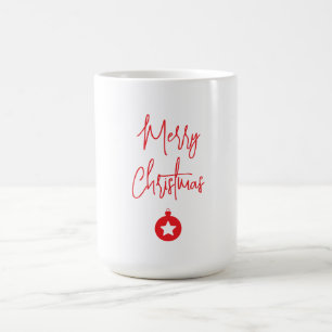 Glad jul familj nytt år meddelande kaffemugg