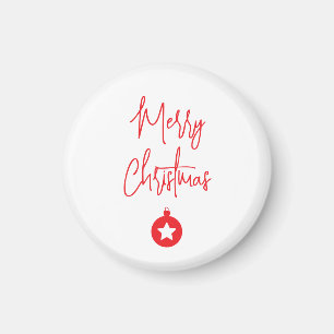 Glad jul familj nytt år meddelande magnet