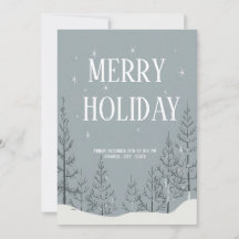 Glad Jul Festlig Julfest Inbjudan