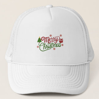 Glad jul Festlig Truckerhatt Keps